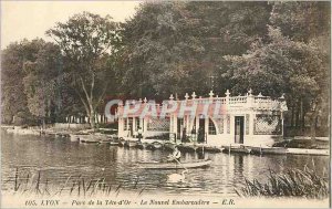 'Old Postcard Lyon Park Tete d''Or Le Nouvel Embarcadere'