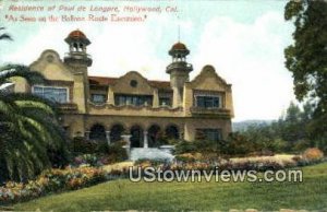 Residence of Paul de Longpre - Hollywood, CA