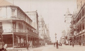 South Africa Pritchard Johannesburg National Hotel Turner Co RPPC postcard B934