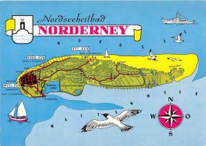 B99043 norderney nordseeheilbad  germany  maps cartes geographiques