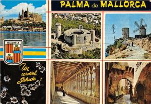 B48219 Palma de Mallorca moulin a vent wind mill multiviews   spain