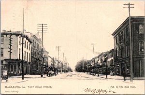 Pennsylvania Hazleton West Broad Street 1906 Tucks