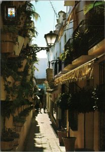 postcard Marbella Spain - Typical street