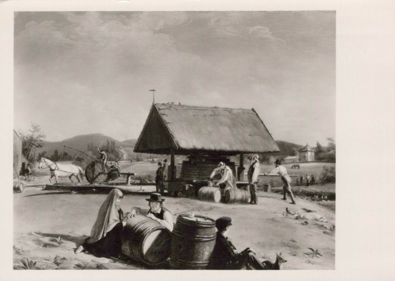 Art Postcard - William Sidney Mount - Cider Making, Metropolitan Museum RR9044