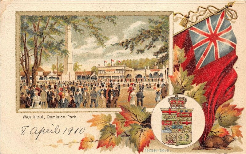 br105921 dominion park montreal canada litho