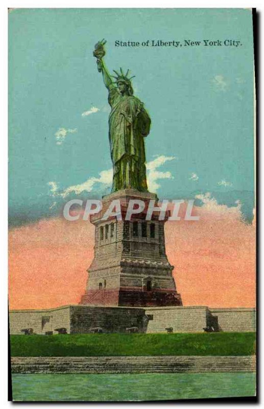 Old Postcard Statue of Liberty Statue of Liberty New York