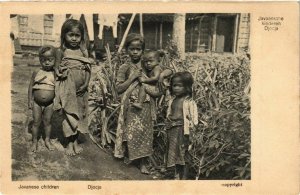 PC CPA DJOCJA Javanese children INDONESIA (a14041)