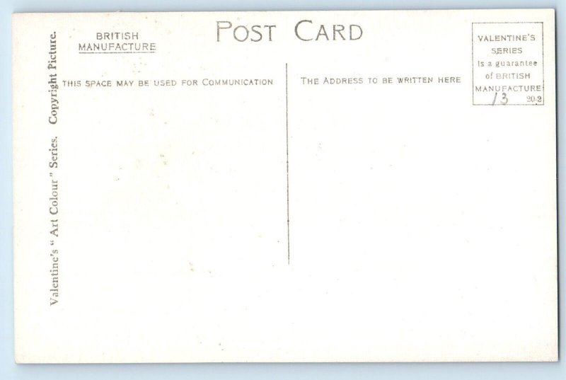 Torquay Devon England Postcard Oddicombe Beach c1920's Antique Unposted