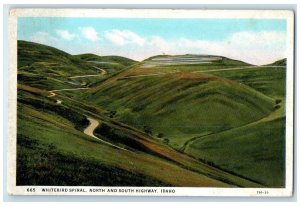 c1920's Whitebird Spiral And South Highway Whitebird Idaho ID Unposted Postcard