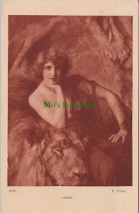 Art Postcard - Lionne, Émile Friant, French Artist - Semi Nude RS34139