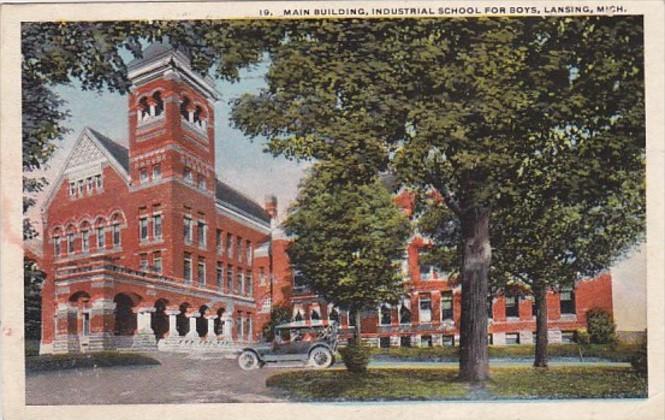 Michigan Lansing Main Building Industrial School For Boys 1916