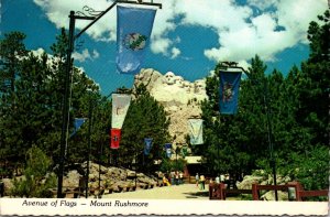 South Dakota Mount Rushmore National Memorial Avenue Of Flags