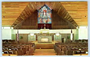 VENICE GARDENS, Florida FL ~ Interior VENICE UNITED CHURCH of CHRIST  Postcard