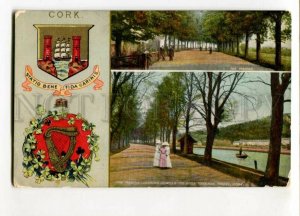 3105343 IRELAND CORK marina looking across the river Vintage PC