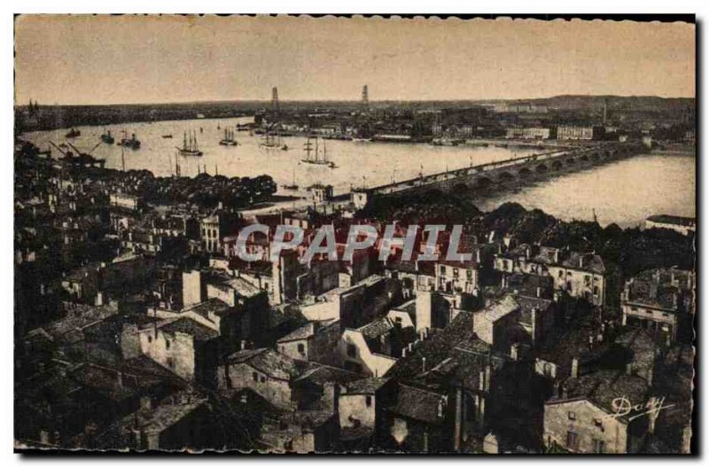 Bordeaux Old Postcard The bay