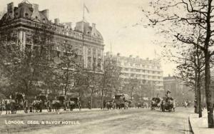 UK - England, London, Cecil & Savoy Hotels  *RPPC