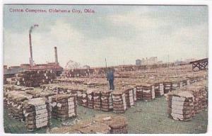Cotton Compress Oklahoma City OK 1910s postcard