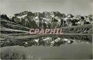 Modern Postcard Champery Planachaux Petit Lac of Feast and the Dents Blanches