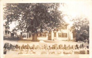 Malden Massachusetts 1931 RPPC Real Photo Postcard Adoniram Judson House