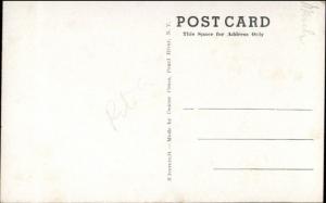 Owego NY Fire Station c1940 Unused Postcard