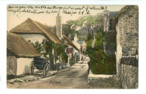 UK - England, Porlock. Street Scene ca 1906