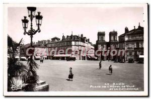 Postcard Auch Old Square City Hotel and the Cathedral