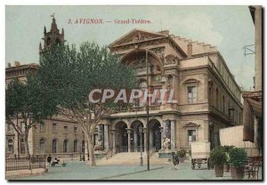 Old Postcard Avignon Grand Theater