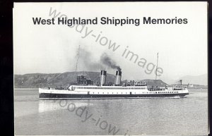 f2576 - Scottish Ferries - W. Highland Ferries, 1954 Timetable & Map 6 postcards