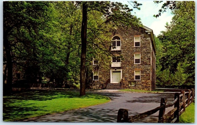 Postcard - An 1814 Textile Mill, Now A Museum, Hagley Museum - Wilmington, DE