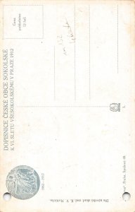 L103 Czechia 1912 Marathon Olympic Games artist postcard