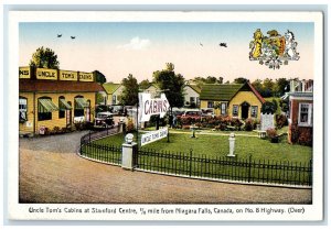 c1930's Uncle Tom's Cabins at Stamford Centre Niagara Falls Canada Postcard