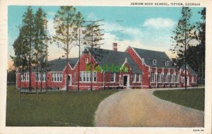 Postcard Junior High School Tifton Georgia GA