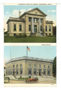 OH - Ashtabula. Carnegie Conklin Library, Post Office