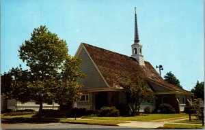 Vtg All Saint Episcopal Church Olive Avenue Rehoboth Beach Delaware DE Postcard