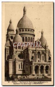 Paris Old Postcard Basilique du Sacre Coeur in Montmartre