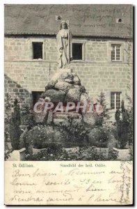 Postcard Old St Odilien Standbild der heil Odilie