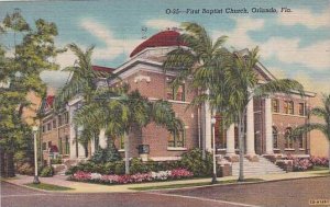 Florida Orlanda First Baptist Church 1955