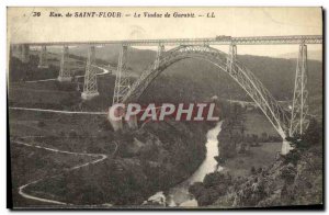 Old Postcard Env Saint Flour The Garabit Viaduct