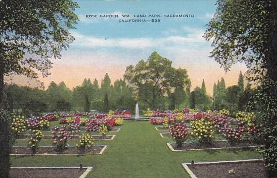 Rose Garden WM Land Park Sacramento California