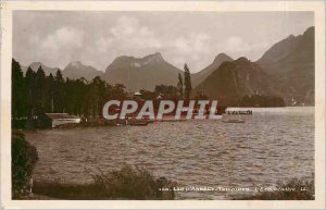 Old Postcard Lake Annecy Talloires the Embarcadere