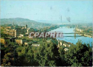 Modern Budapest Postcard View