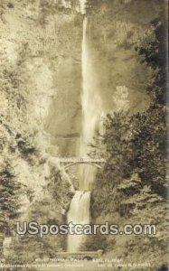 Real Photo - Multnomah Falls, Oregon OR  