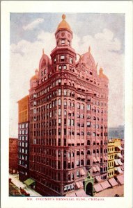 Vtg 1907 Columbus Memorial Building Chicago Illinois IL Unused Postcard