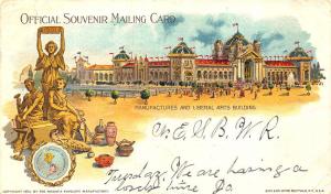 1901 Buffalo NY Pan-American Expo Liberal Arts Special Expo Cancel Postcard