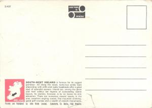 Ireland South West Map Postcard