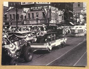 PC UNUSED - 1938 COVERED WAGON DAY PARADE, SALT LAKE CITY, UTAH