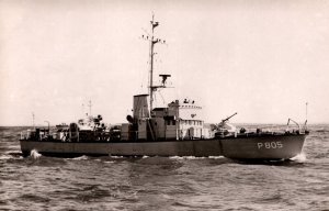 Hr Ms Hadda Patroullevaartuig Marine Vintage RPPC 09.84