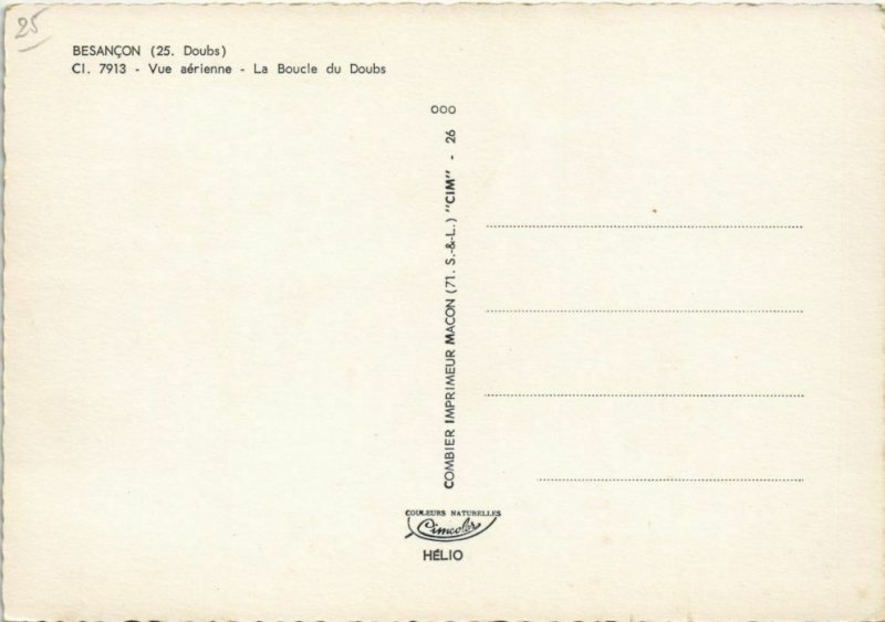 CPM BESANCON Vue Aerienne - La Boucle du Doubs (1196901)