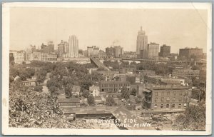 ST.PAUL MN FROM WEST SIDE VINTAGE REAL PHOTO POSTCARD RPPC