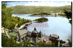 Postcard Modern Lake View From Sarrans D & # 39ensemble on Presqu'ile de 39il...